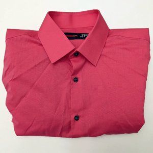 J. Ferrar | Hot Pink Dress Shirt | M (15-15 1/2 | 32-33)